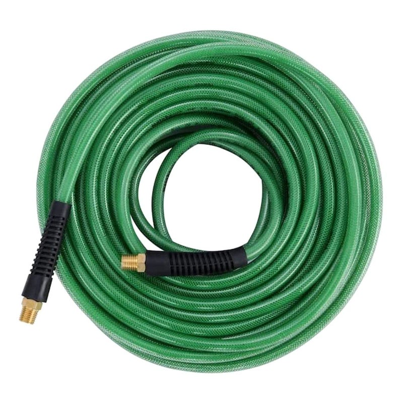 Metabo HPT Air Hose | 1/4-Inch x 100 Ft | Professional Grade Polyurethane | 300 PSI | 19413QPM, Green - Image 1